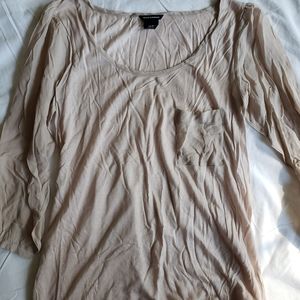 Women's Club Monaco T-shirt, Dusty Rose, size xs